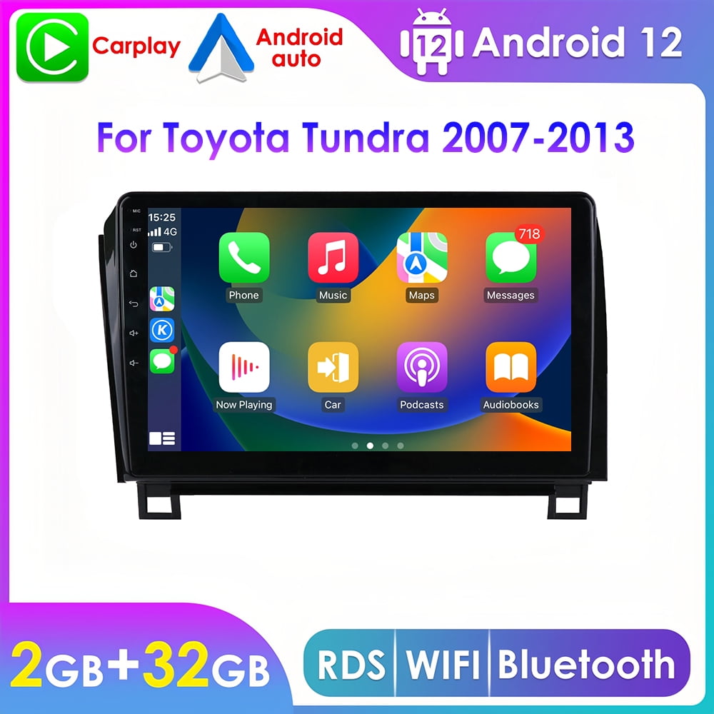 GPS Navigation Android 12 Bluetooth Carplay Wifi RDS Car Stereo Radio ...