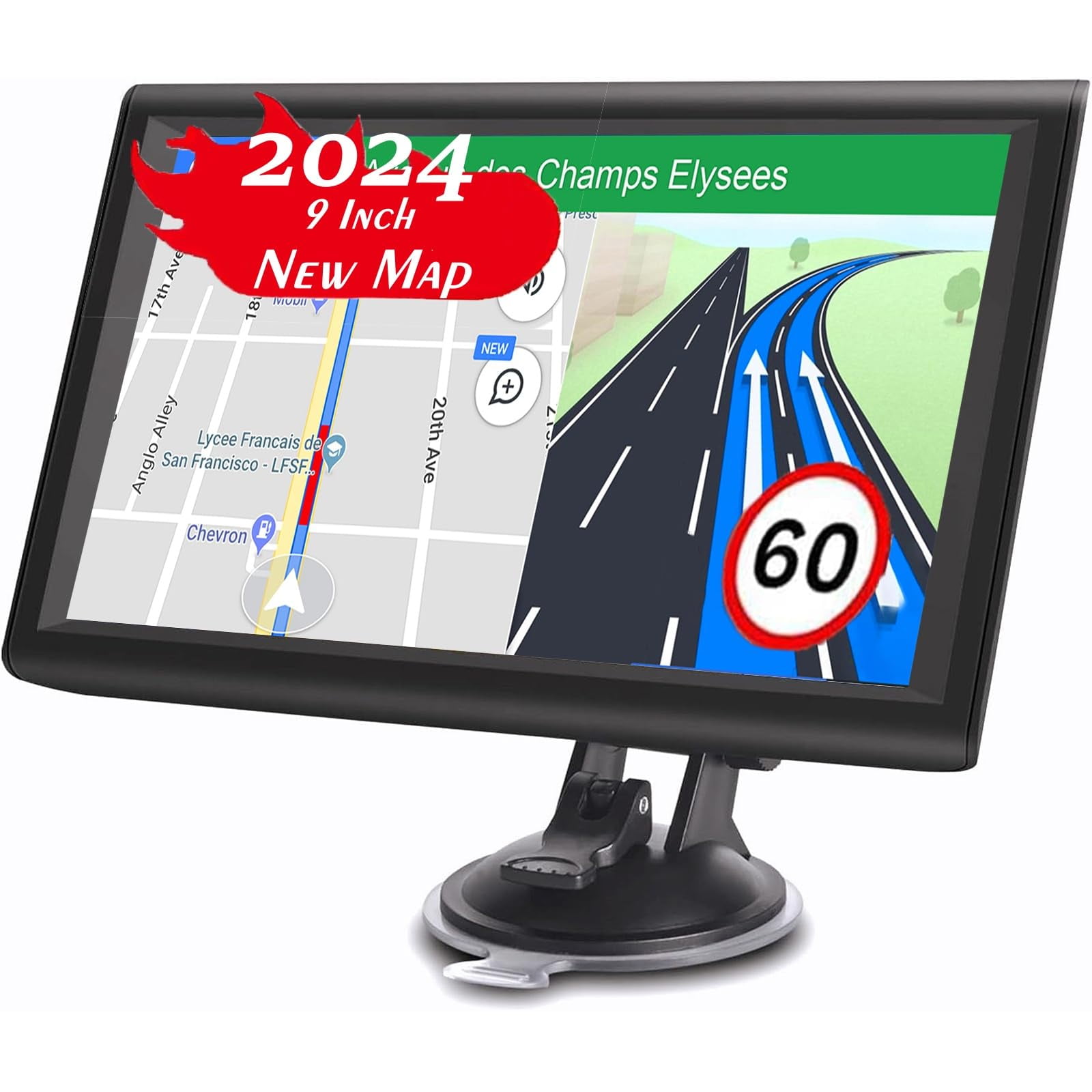 GPS Navigation for Car Truck Navigator - GPS Navigation Car Truck Navigator 9 Inch 2024 Maps Free Lifetime Updates Commercial Drivers Semi Trucker System Custom Routing C49 83e40e51 Ebe8 4a84 A085 12795d4a17a6.d53441a3f43a4b72260396335fe893b6