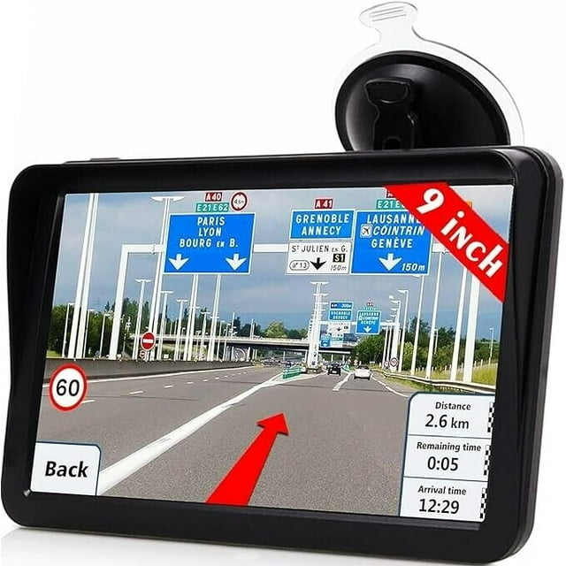 GPS Navigation Truck 2024 LONGRUF GPS Navigation System 9 Inch