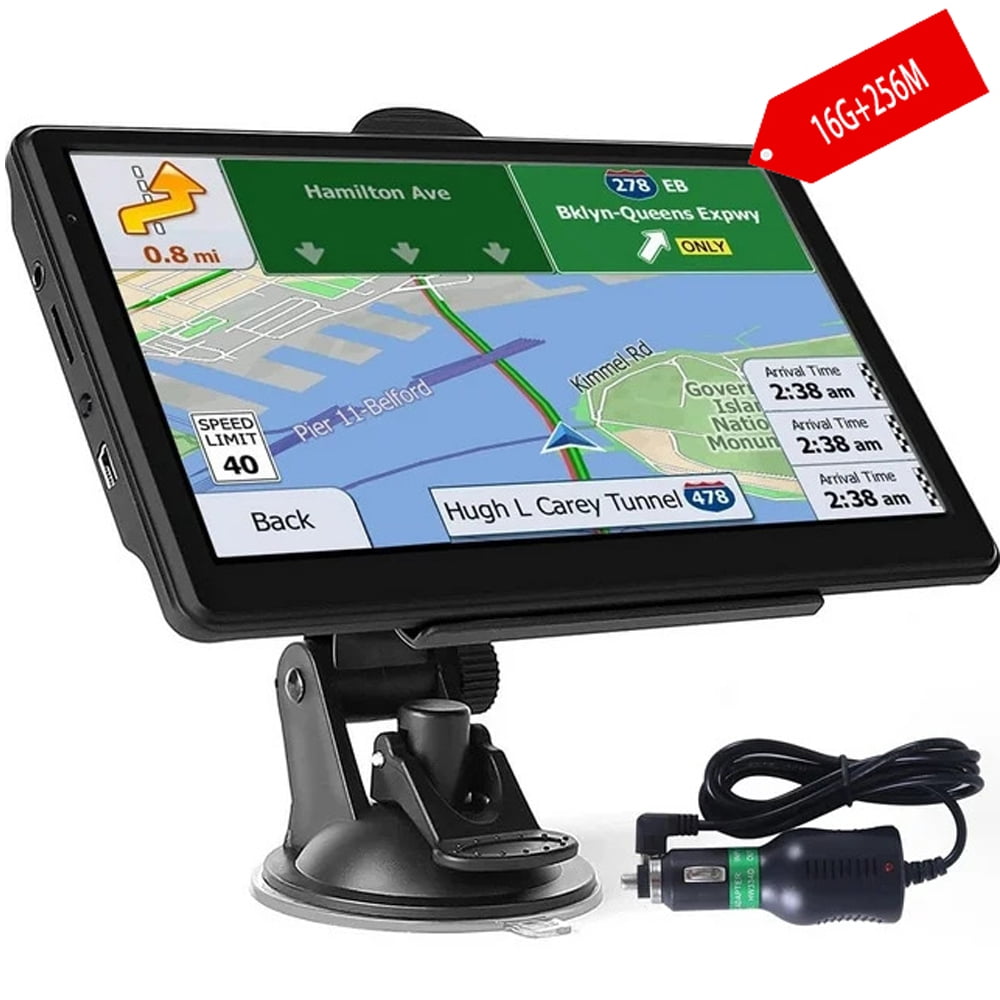 Junsun 7 inch Capacitative Touchscreen Car Truck GPS System