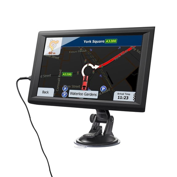 GPS Navigator for Car, 9 inch Touch Screen 16GB GPS Navigation System with Built-in Dash Cam, Voice Turn-by-Turn Guidance, Speed and Red Light Warning, Custom Truck Routing, for Car Truck RV