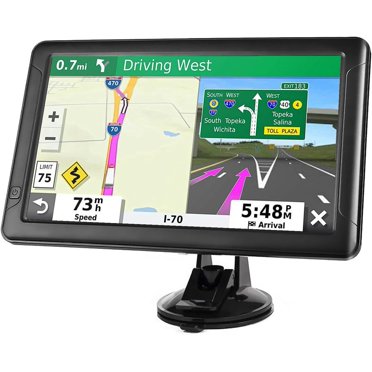 9" Car GPS Navigator 2025 Maps - Truck GPS With Voice Guidance & Speed Camera Alerts