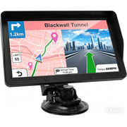 GPS Navigator for Car Truck RV, 9-Inch HD Touchscreen GPS for Car with 2026 Maps Free Lifetime Updates, Voice Turn-by-Turn Guidance, Speed & Red Light Camera Alerts, Custom Truck Routing