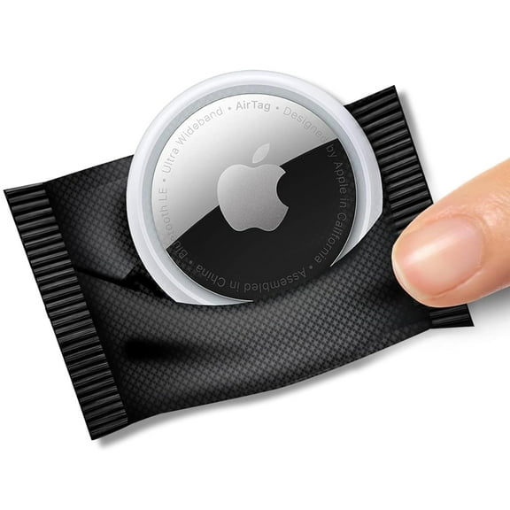 Pocket Buddy GPS AirTag Carrying Case, Black, New, 8 Total Count