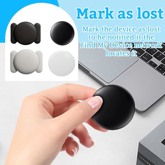 GPS Real-time Location Tracker with Magnetic Casing and Smart Tracking for Vehicles Cars and Trucks, White