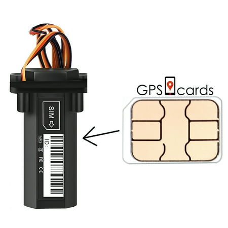 GPS SIM for GPS-405A Vehicle Security Cards Pay-AsY-ou-Go for Unlimited Tracking