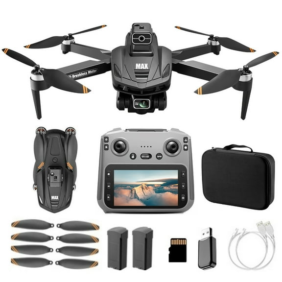GPS Smart RC Drone, 4K Adjustable Camera, 5G HD Screen, 4-Way Obstacle Avoidance, 360 °   Surround Flight, Optical Flow Hover, 1000m Range, One-Key Takeoff/Landing, Ideal for Adults & Beginners