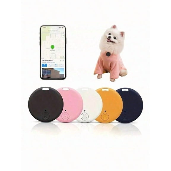 GPS Smart Tracker Key Finder Wireless Anti Lost Locator With Alarm For Pets Cats Dogs Keys Wallet Luggage Durable,Black