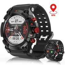 GPS Smart Watch , AUOSHI  Outdoor Watch for Man, Fitness Tracker  Sleep Monitor Bluetooth Calling, 50+Sport Modes,1.39" Touch Screen Display, IP67 Waterproof