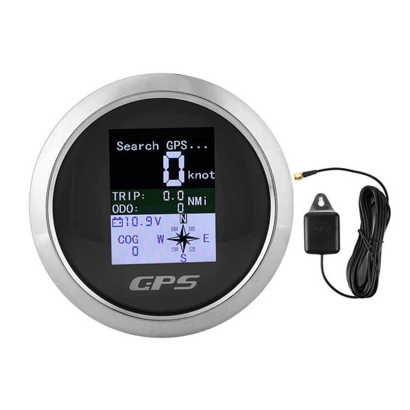 GPS Speedometer For Car Boat 85mm Digital Backlight Odometer Waterproof Trip ODO COG Speedometer For Yacht ATV Truck ,Easy to Install