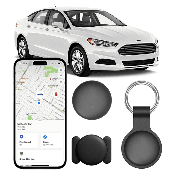 GPS Tracker For Car For Android/IOS Portable Mini GPS Tracker Magnetic Hidden Tracker For Cars No Monthly Fee Real Time Tracking For KidsCompatible With Find My, Usupdd GPS Tracker For Car