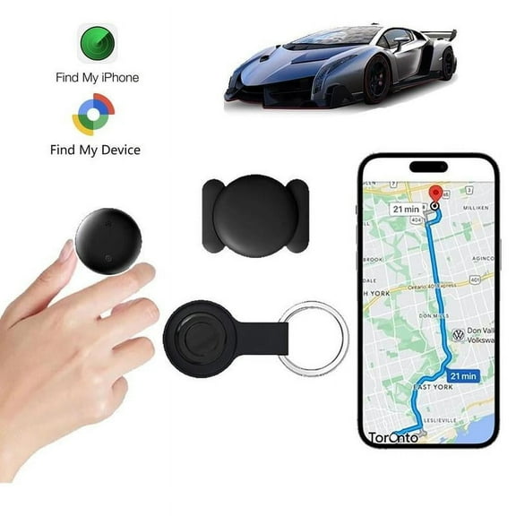 GPS Tracker for Car,Mini Trackers Device with Weatherproof Magnetic Case-No Monthly Fee-Best Hidden GPS Trackers,Anti-lost Device,Works with Find My  fathersdaygift