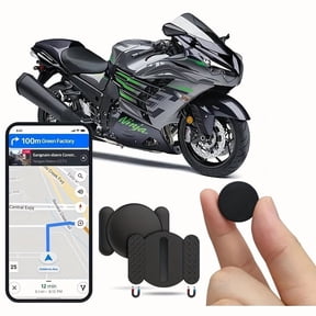 GPS Tracker with Magnetic Case - No Monthly Fee, Real-Time Tracking, Works with Smart Tags, for Cars, Bikes, Luggage - Anti-Lost Device, Compact Design