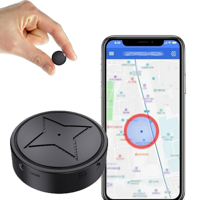 Walmart GPS Tracker Device, Small RealTime Vehicle Tracking Equipment, Strong Anti
