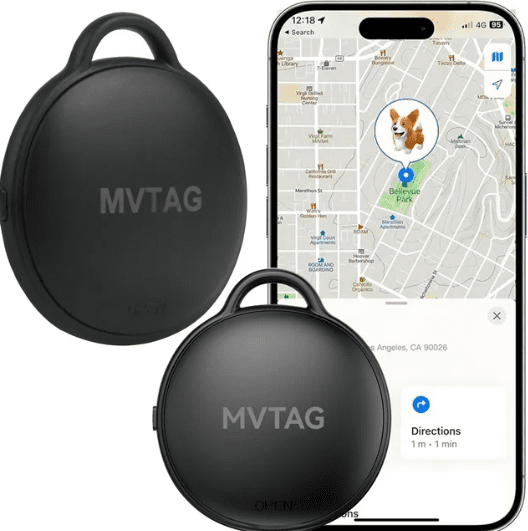 GPS Tracker Tag Key Smart Pet Finder for Dogs Dog Cat Suitcases Luggage