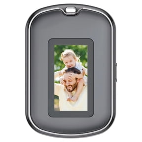 Air Tracker Tag (IOS Only), E-Ink PhotoTag Bluetooth Tracking Device, Item Finder Key Locator with Sound, Works with Find My APP, Smart Tag for Vehicle/Luggage/Wallet, No Monthly Fees Black 1 Pack
