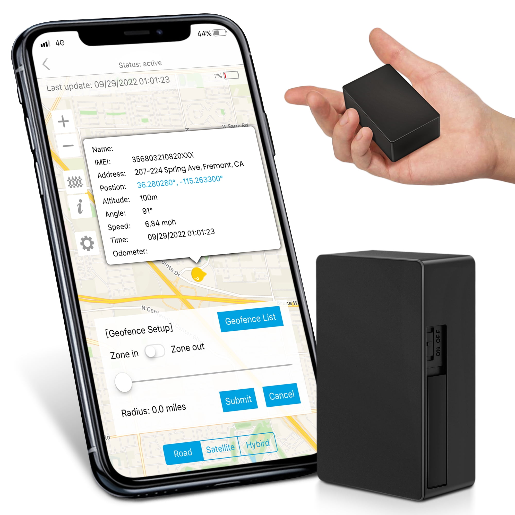 Optimus GB100M GPS Tracker for Vehicles - Easy Installation on Car's  Battery - Low Cost Subscription Plan Options