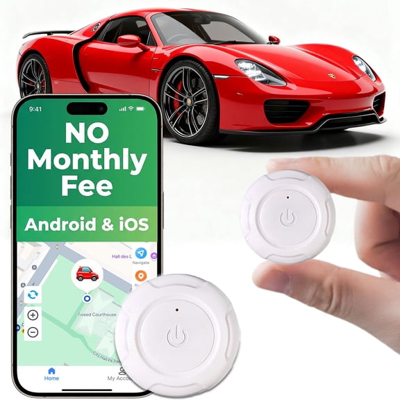 GPS Tracker for Vehicles,Car GPS Tracker Portable Realtime Magnetic GPS Tracking Device,Full Global Coverage Location Tracker for Kids,Dogs,Trucks/Person,No Subscription Required/No Monthly Fee