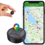 GPS Tracker for Vehicles,Strong Magnetic Car Vehicle Tracking Anti-Lost,No Monthly Fee,No Subscription,Multi-Function GPS Mini Locator with Free App,2024 Upgraded