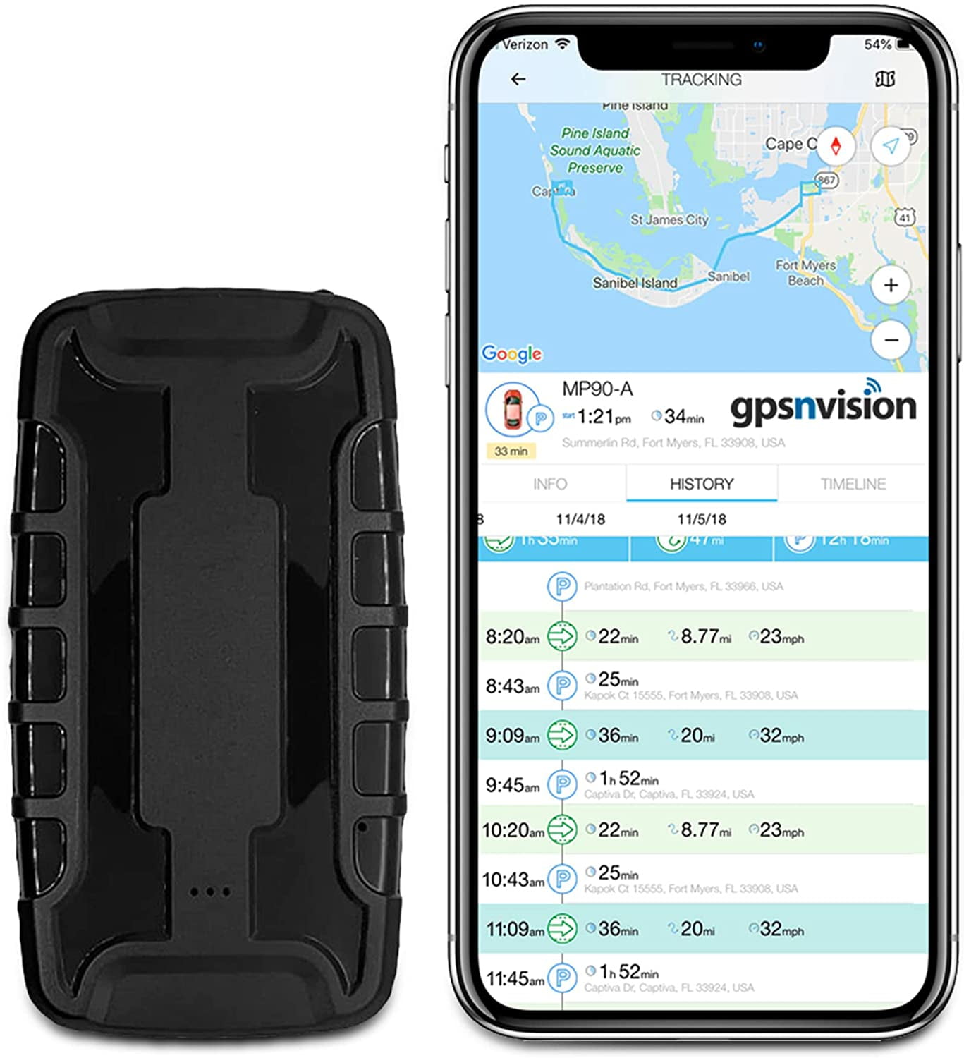 GPS Tracker Car TKSTAR Mini TK905 2G Luggage Wallet Tracker Portable GPS  Locator Waterproof Magnet Free Web APP