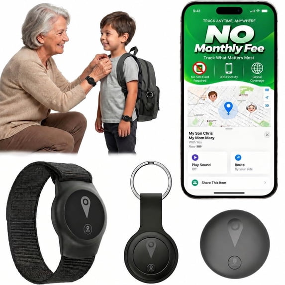 GPS Tracker for Kids, Smart Real-Time Location GPS Tracking Device for ...