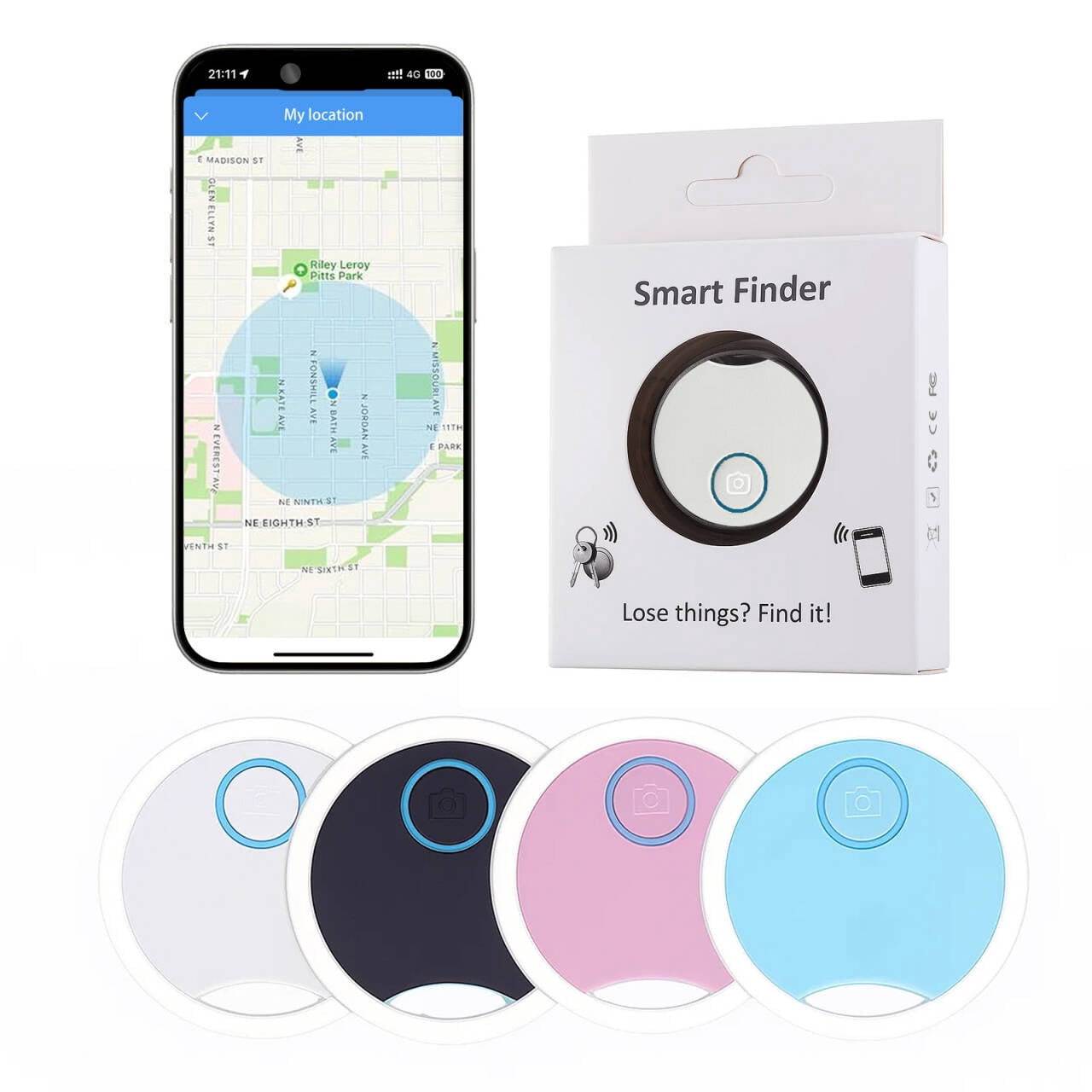 GPS Tracker for Vehicles, Tracker for Kids, Car Tracker, Lugguage ...
