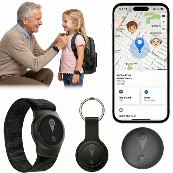 GPS Tracking Device for Kids, IP68 Waterproof
