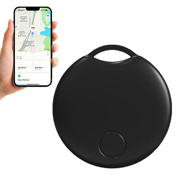 GPS Vehicles Tracking Device, Unlimited Range Unremarkable, 2-Year Battery Life, No Lost for Car, No Monthly Fee,for Apple Find (Compatible with iOS/Android),IOS-only BK