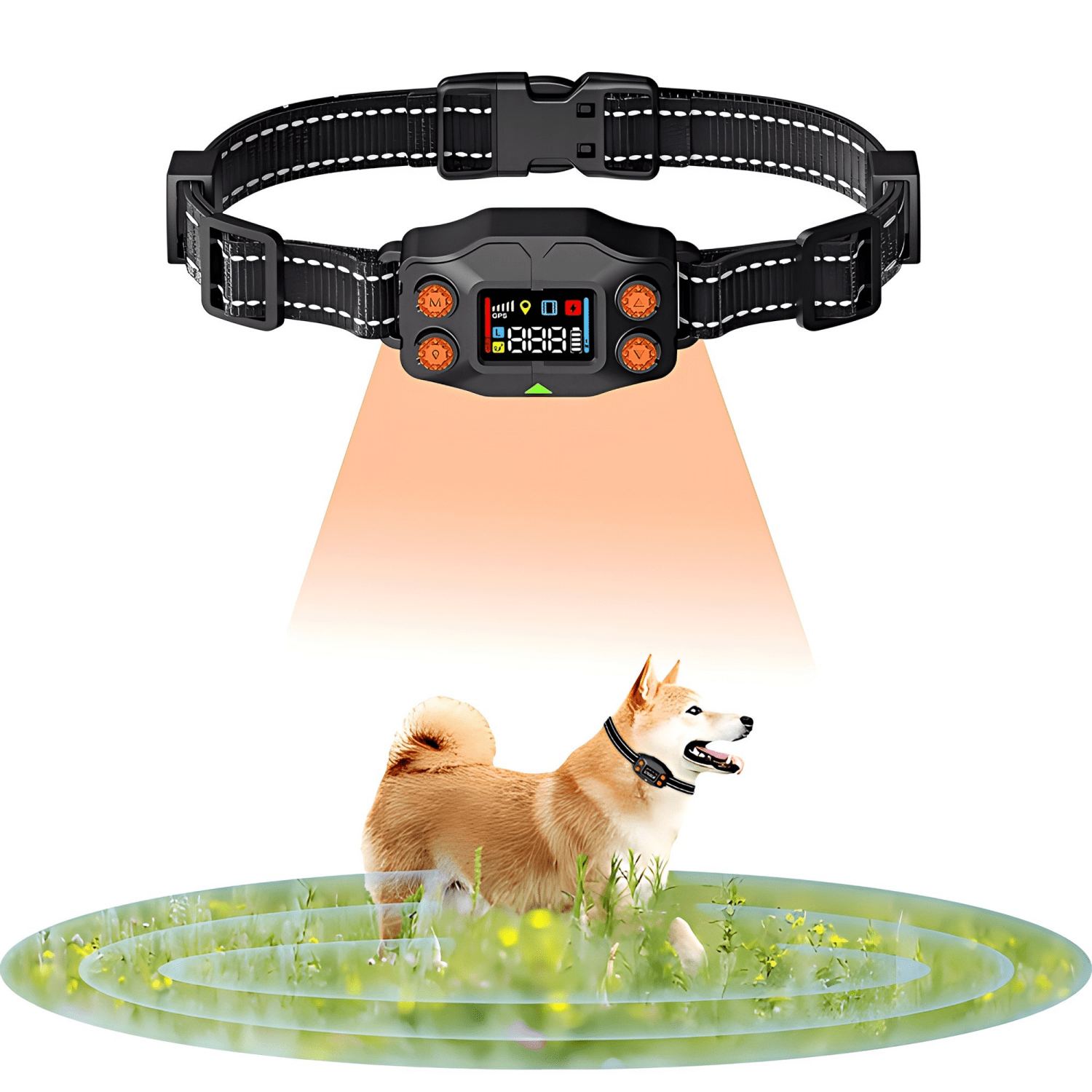 GPS Wireless Dog Fence, Electric Fence for Dogs,3 Warning Modes, Adjustable 25-999 Yards Range, IPX7 Waterproof Collar, Pet Containment System, Outdoor Use, for Dogs Over 15 Lbs