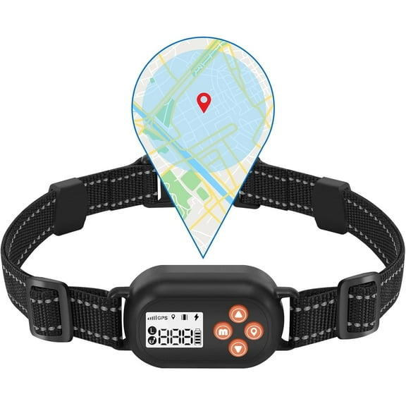 GPS Wireless Dog Fence, Pet Electric Containment System, IPX6 Waterproof/Rechargeable Collar, Beep/Vibration/Shock Correction Mode, for Dogs Over 20 Lbs