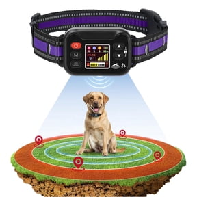 GPS Wireless Dog Fence System, Invisible Electric Fence for Dogs Range 66-6561ft, No Subscription, IPX7 Waterproof Rechargeable, 3 Training Modes, Pet Containment System Outdoor