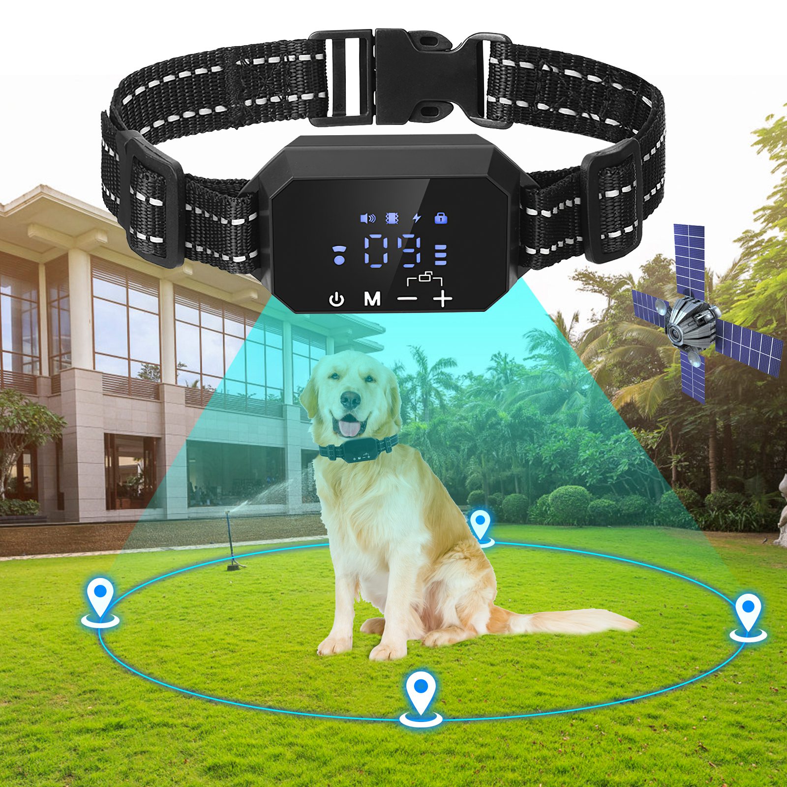GPS Wireless Dog Fence, iMounTEK Upgraded Electric Pet Containment