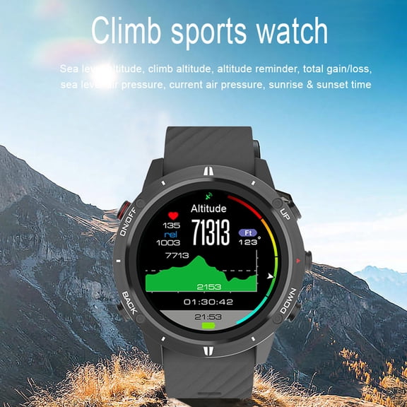 GPS smart watch Outdoor GPS Sports Watch Fitness Tracker Wrist Watch for Running Swimming Climbing