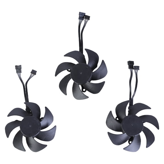 GPU Cooling Fan High Efficiency For RTX3060 Graphics Card 4Pin VGA Fan Easy Installs 80mm PLA09215S12H