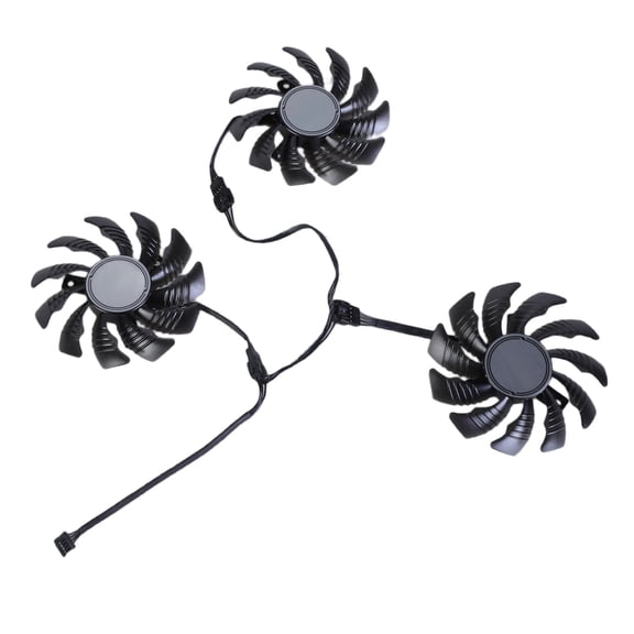 GPU Cooling Fan High Efficiency for RTX3050 3060 3060TI Graphics Card 4Pin VGA Fan Easy Installs 77mm PLD08010S12HH