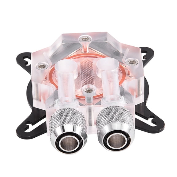 GPU Cooling Water Block Kit Red Copper Base for Graphics Card