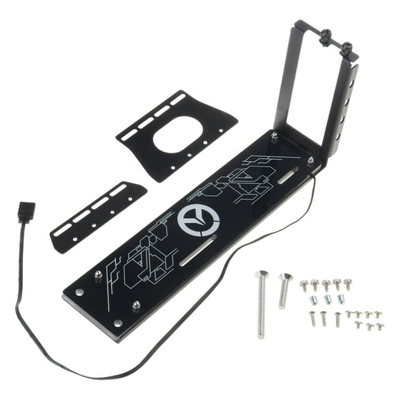 GPU Extension Holder PC PCIe3.0 Vertical VGA Card Bracket Graphics standing RGB