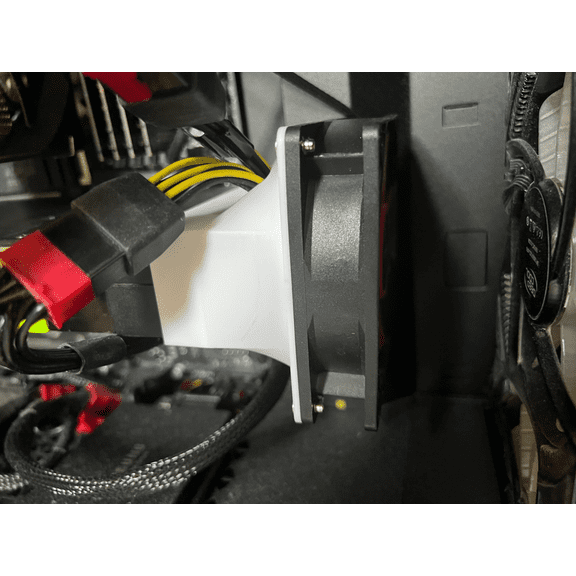 GPU Fan Adapter 92mm M40, K80, P40, P100, V100 without fan