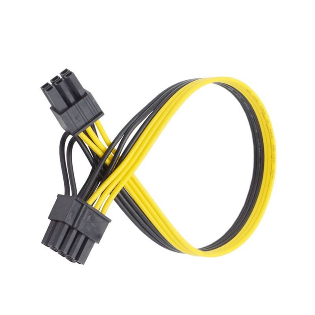 GPU Motherboards Cable 6P 6+2P Connector 18AWG Wire Anti Interferences ...