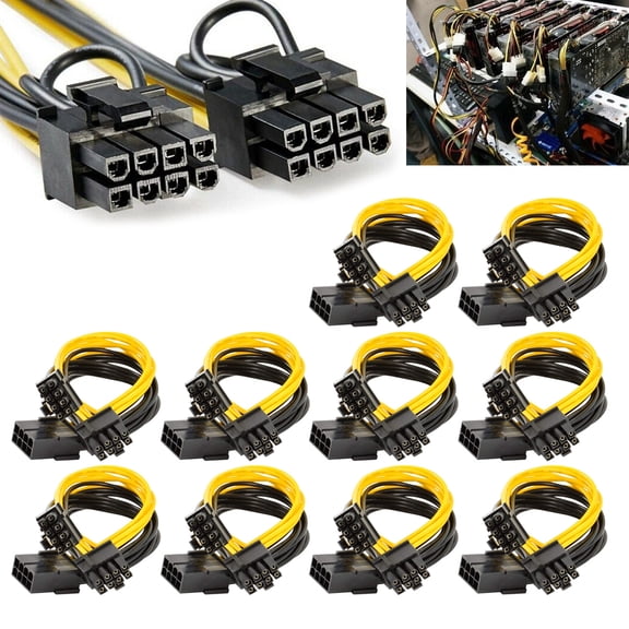 GPU Power Cable 8 Pin Female To Dual PCI-E 8(6+2) Male GPU Express Power Adapter