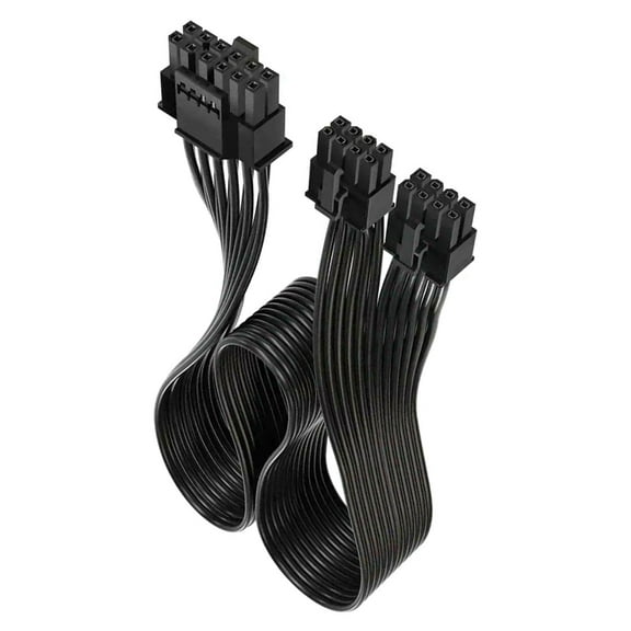 GPU Power Supply Cable 16PIN 12+4 Two 8pin Input 16AWG High Current Wire Optimized For PC Builds