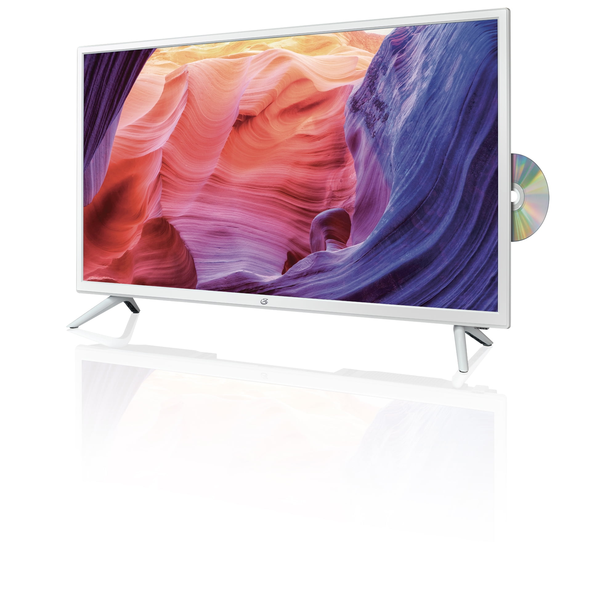 GPX 32" Screen DLED TV/DVD Combo Televison, TDE3273, White