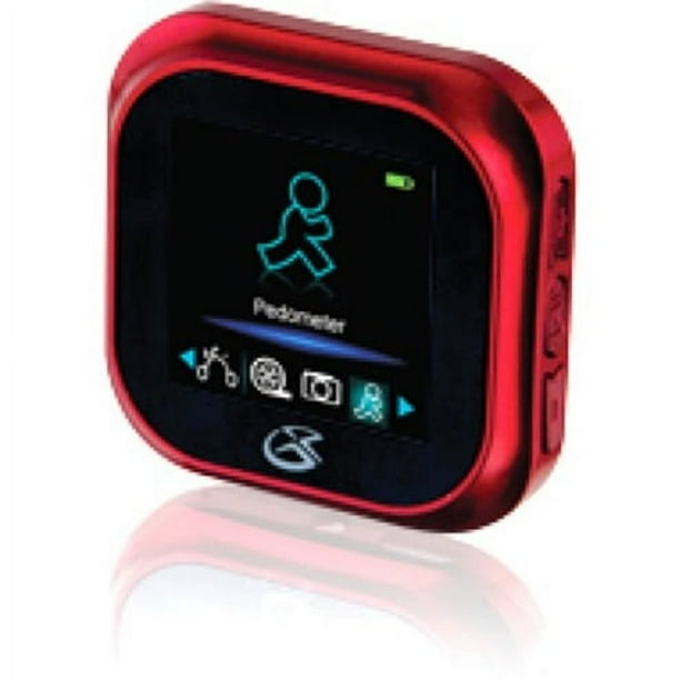 GPX 8GB MP3/Video Player with LCD Display & Voice Recorder, Red, ML763R