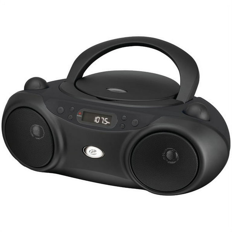 GPX BC232B CD Boombox with AM/FM Tuner, Black - Walmart.com