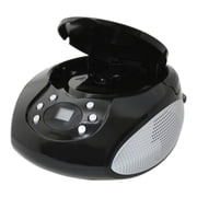 GPX CD/Radio Boom Box, Black and Silver, BC112B