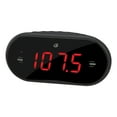 thumbnail image 1 of GPX Dual Alarm Clock Radio with 1.2-In. Red LED Display, 1 of 12