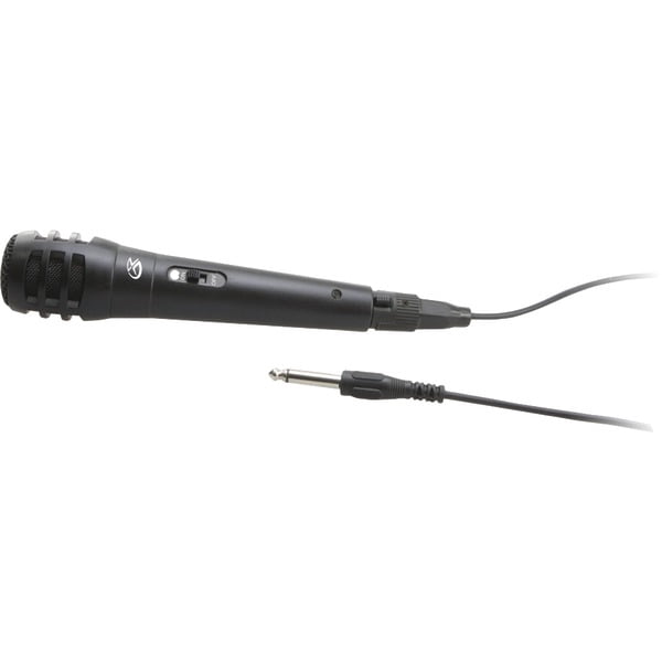 GPX Karaoke Party Machine Microphone with 9' Cord, JMIC14B, Black