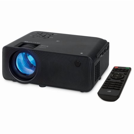 GPX Home Theater Projector 720p with Bluetooth, up to 150 inch screen, PJ609B, Black