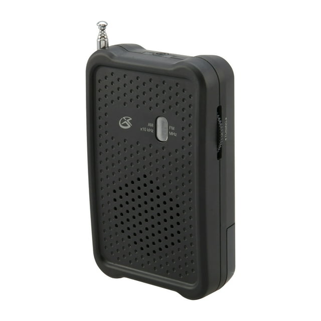GPX Portable AM/FM Radio, Black, R055B - Walmart.com