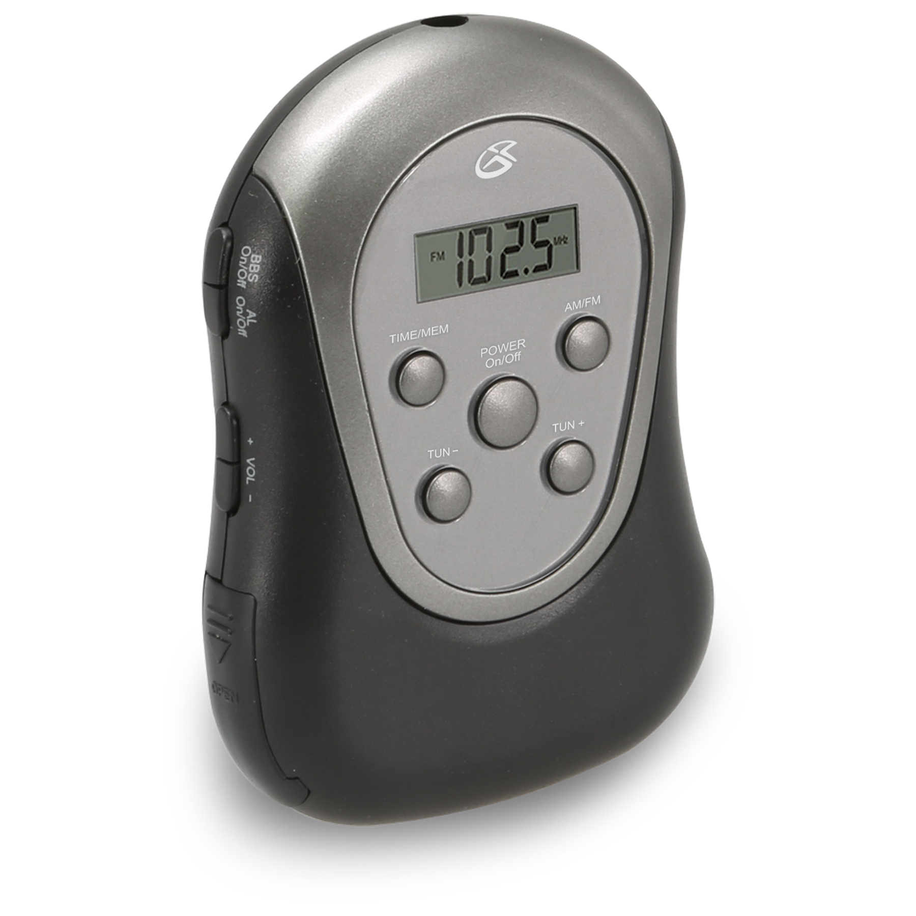 GPX Portable Armband Digital AM/FM Radio, Black/Silver, R300S - image 1 of 8